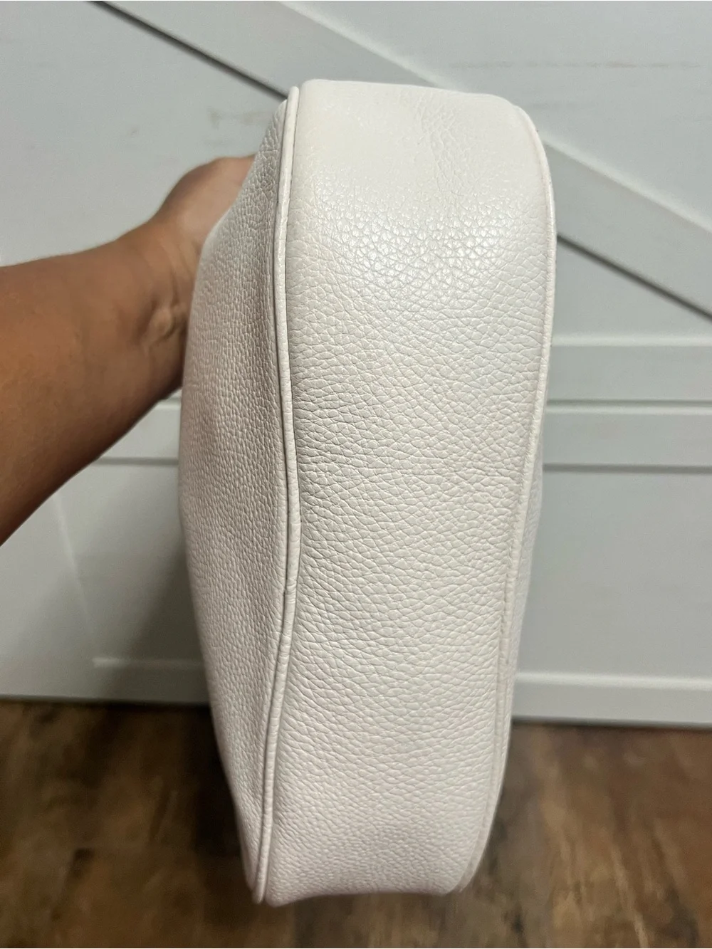 Kate Spade Rosie Crossbody Pebbled Leather Parchment White Bag With Pouch